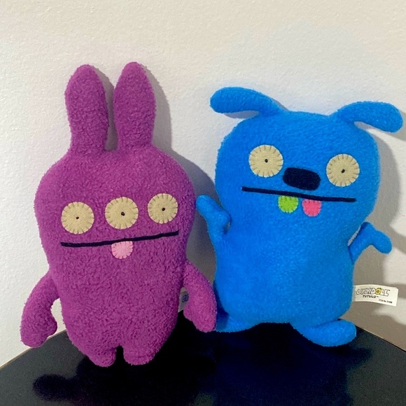 Other - Vintage 2010 Little Ugly, Uglydolls. Bundle of 2. Jrumpy & Tutulu.